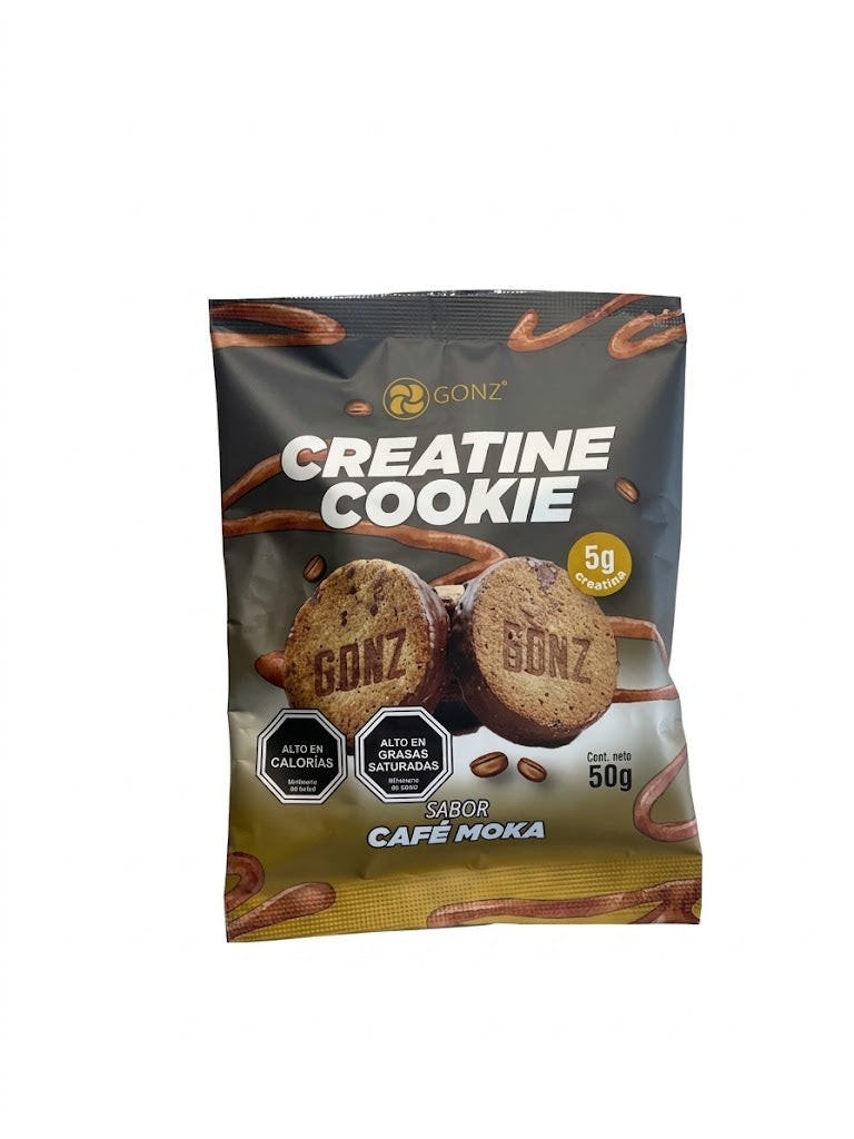 CREATINE COOKIE- CAFÉ MOKA- caja de 14 unidades